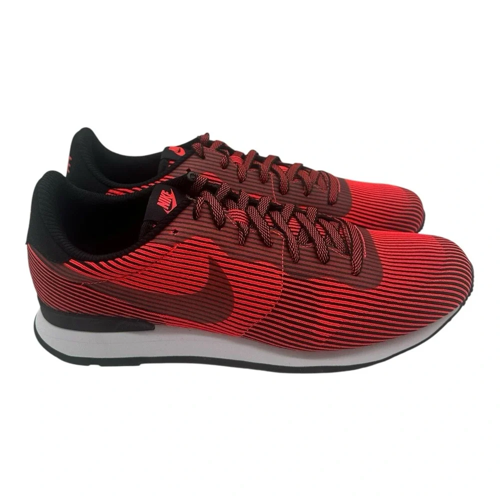 Nike Internationalist KJCRD Jacquard M QS‎ Running Shoes Mens Sz 8.5 Red/Black